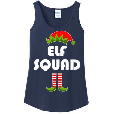 Elf Squad Funny Christmas Elves Ladies Essential Tank