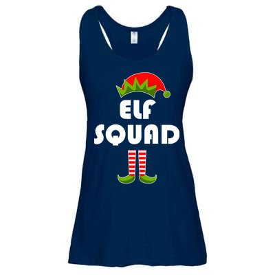 Elf Squad Funny Christmas Elves Ladies Essential Flowy Tank