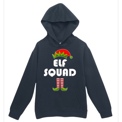 Elf Squad Funny Christmas Elves Urban Pullover Hoodie