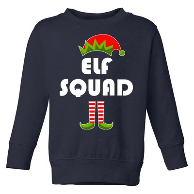 Elf Squad Funny Christmas Elves Toddler Sweatshirt