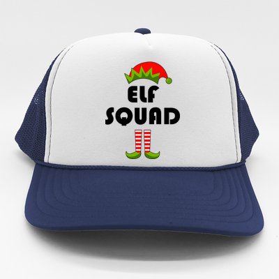 Elf Squad Funny Christmas Elves Trucker Hat