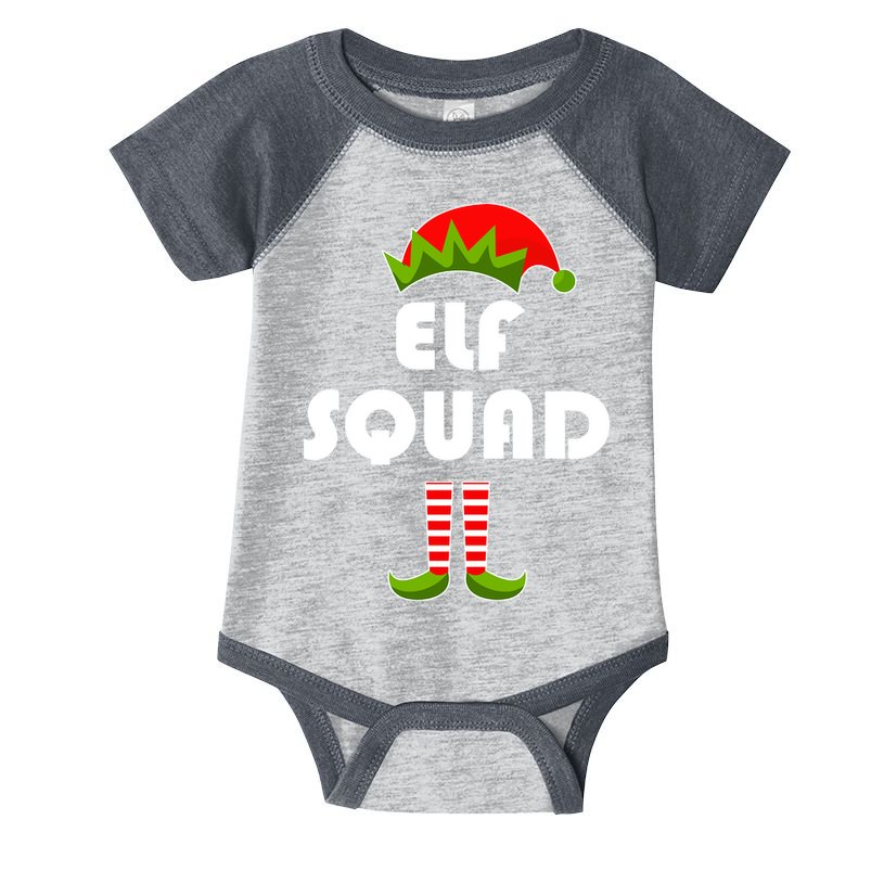 Elf Squad Funny Christmas Elves Infant Baby Jersey Bodysuit
