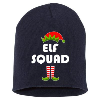 Elf Squad Funny Christmas Elves Short Acrylic Beanie