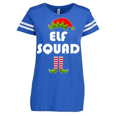 Elf Squad Funny Christmas Elves Enza Ladies Jersey Football T-Shirt