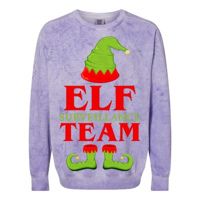 Elf Surveillance Team Colorblast Crewneck Sweatshirt