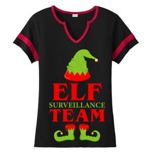 Elf Surveillance Team Ladies Halftime Notch Neck Tee