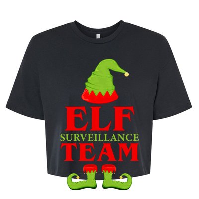 Elf Surveillance Team Bella+Canvas Jersey Crop Tee