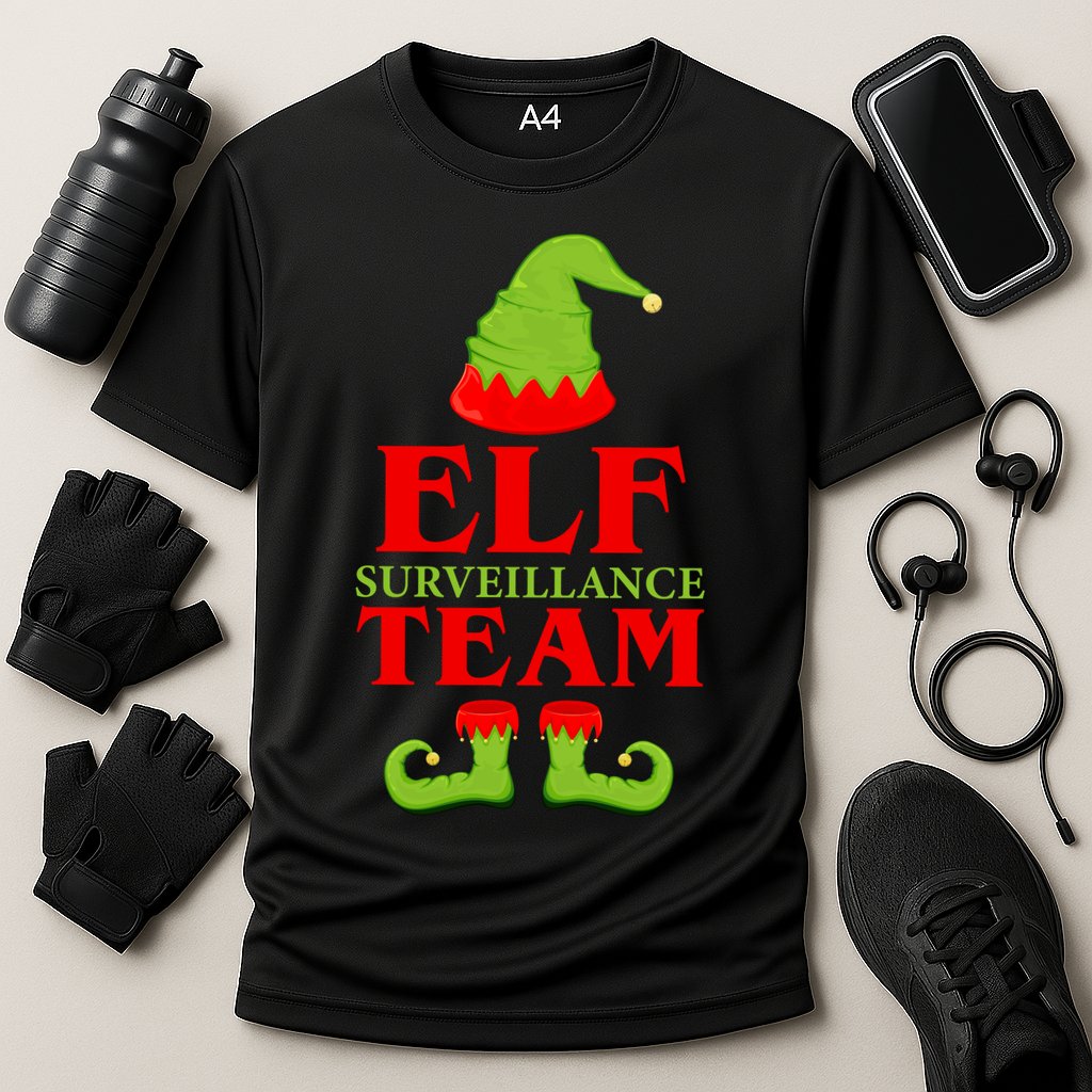 Elf Surveillance Team Cooling Performance Crew T-Shirt