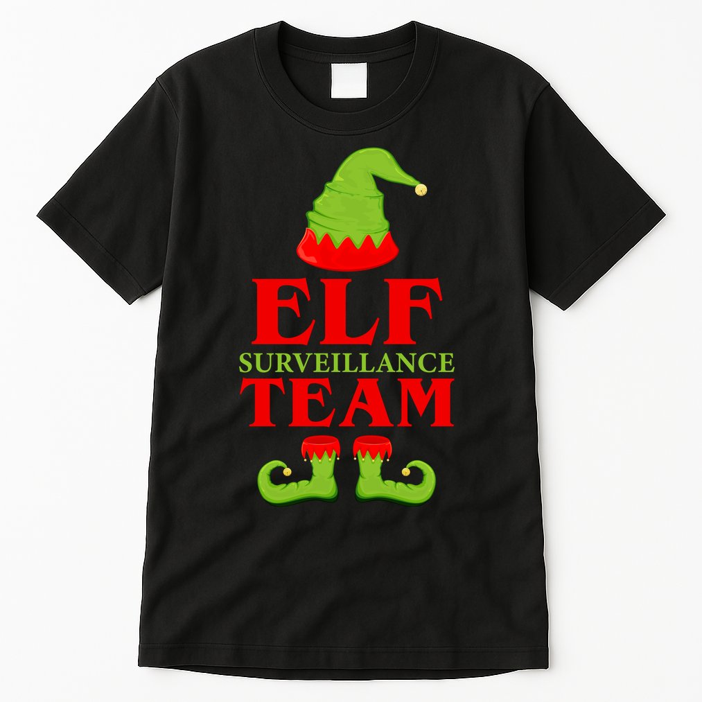 Elf Surveillance Team Tall T-Shirt