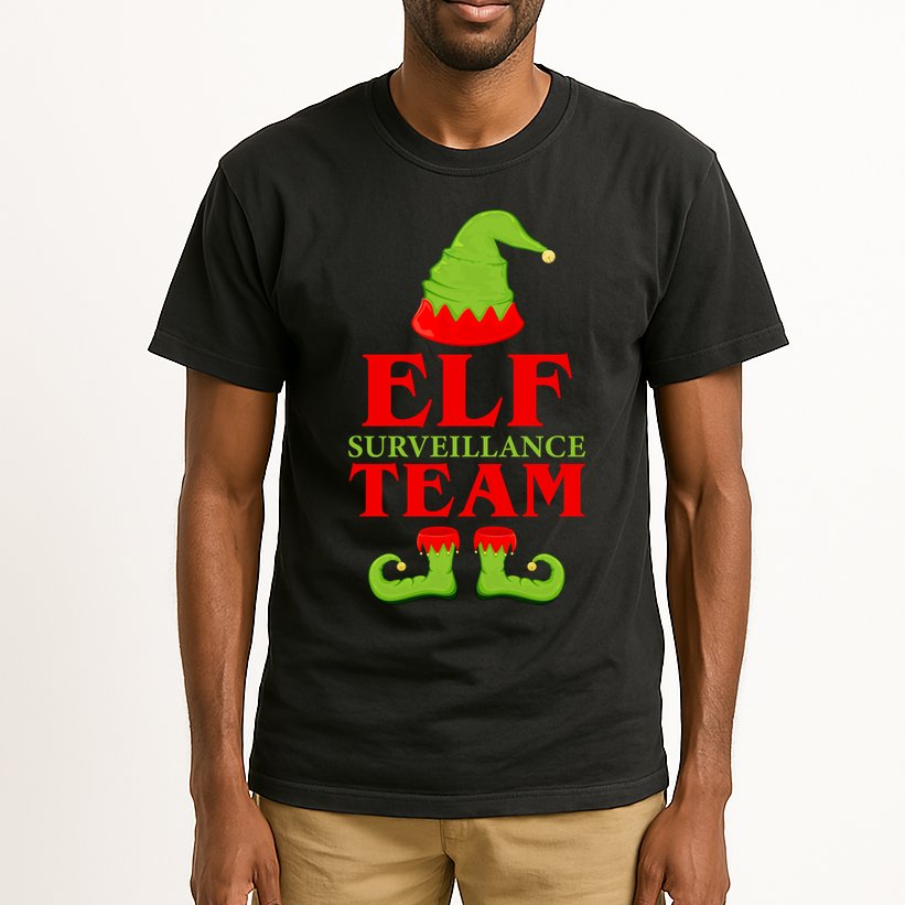 Elf Surveillance Team Tall T-Shirt