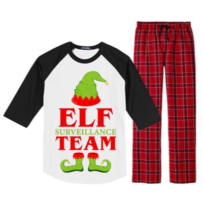 Elf Surveillance Team Raglan Sleeve Pajama Set