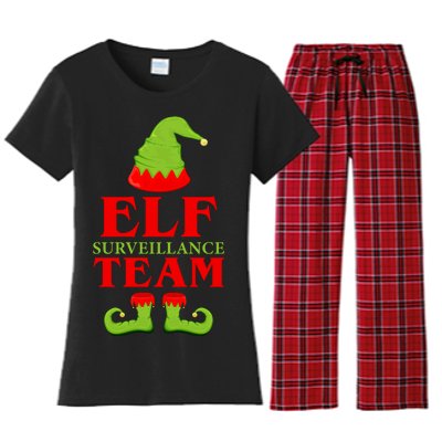 Elf Surveillance Team Women's Flannel Pajama Set