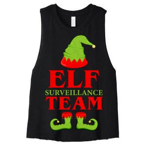 Elf Surveillance Team Women's Racerback Cropped Tank