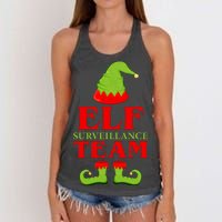 Elf Surveillance Team Women's Knotted Racerback Tank