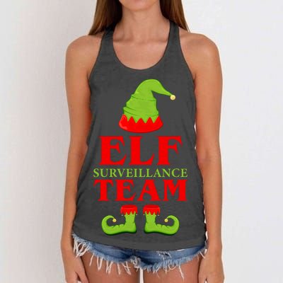 Elf Surveillance Team Women's Knotted Racerback Tank