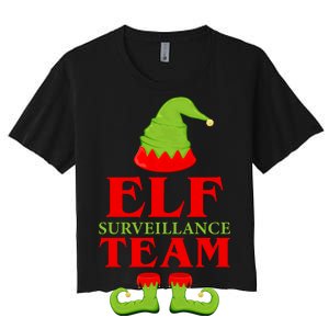 Elf Surveillance Team Women's Crop Top Tee