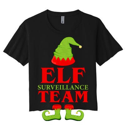 Elf Surveillance Team Women's Crop Top Tee