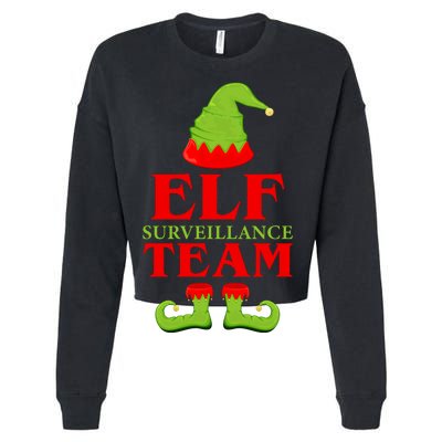 Elf Surveillance Team Cropped Pullover Crew