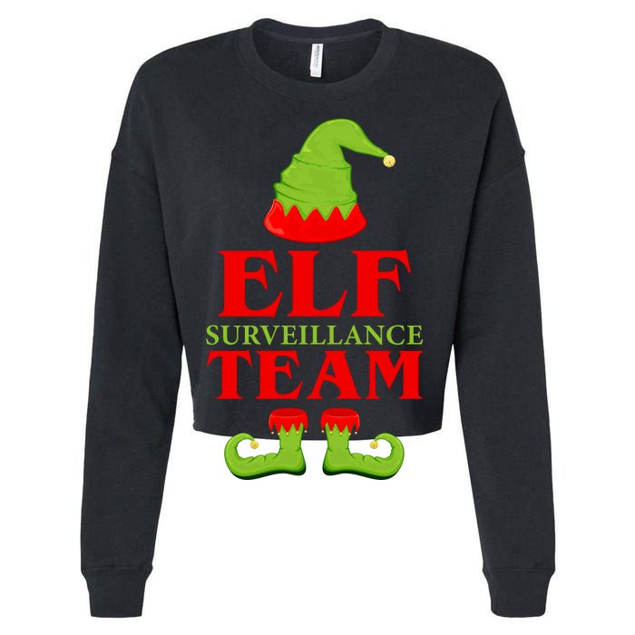 Elf Surveillance Team Cropped Pullover Crew