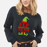 Elf Surveillance Team Cropped Pullover Crew
