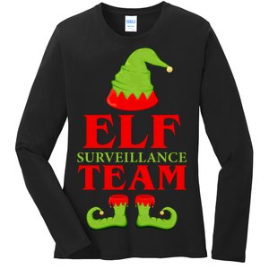 Elf Surveillance Team Ladies Long Sleeve Shirt