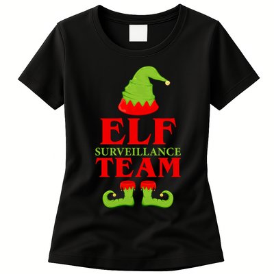 Elf Surveillance Team Womens T-Shirt