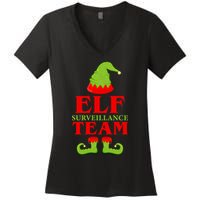 Elf Surveillance Team Women's V-Neck T-Shirt