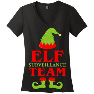 Elf Surveillance Team Women's V-Neck T-Shirt