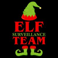 Elf Surveillance Team Women's V-Neck T-Shirt