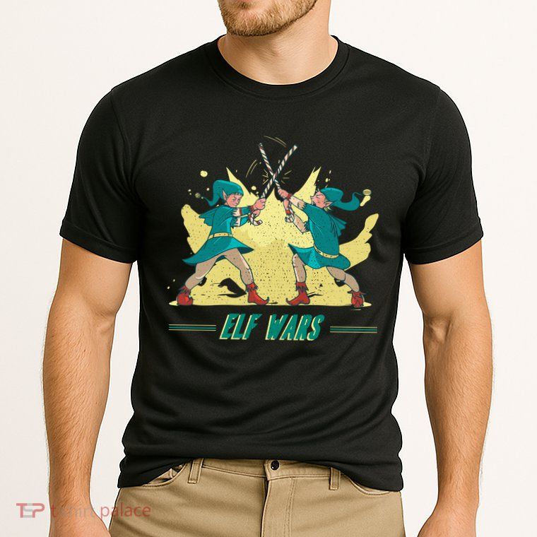Elf Wars Funny Christmas Performance Shirt