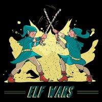 Elf Wars Funny Christmas Mug