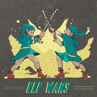 Elf Wars Funny Christmas Cotton Canvas Backpack