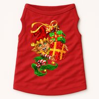 Elf With Stack Of Gifts Doggie Tank