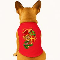 Elf With Stack Of Gifts Doggie Tank