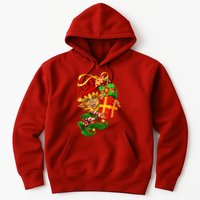 Elf With Stack Of Gifts Hoodie