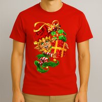 Elf With Stack Of Gifts T-Shirt