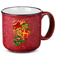 Elf With Stack Of Gifts 15oz Campfire Ceramic Mug