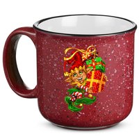 Elf With Stack Of Gifts 15oz Campfire Ceramic Mug