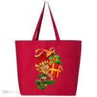 Elf With Stack Of Gifts 25L Jumbo Tote