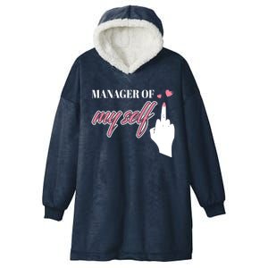 Empowered Liberal Feminist Af Feminist Gift Hooded Wearable Blanket