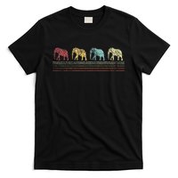 Elephant Lover Funny Elephant Retro T-Shirt