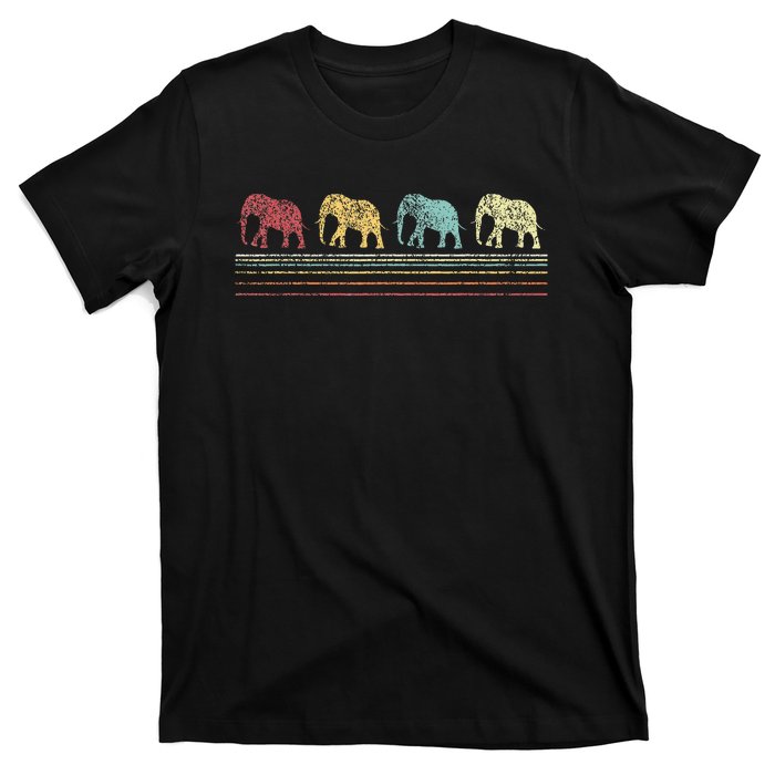 Elephant Lover Funny Elephant Retro T-Shirt