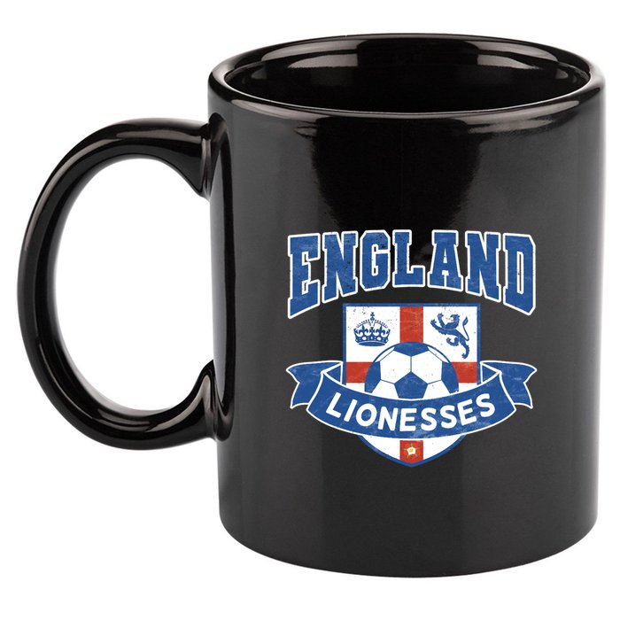 England Lionesses Football Badge (04) 11oz C Handle Ceramic Mug