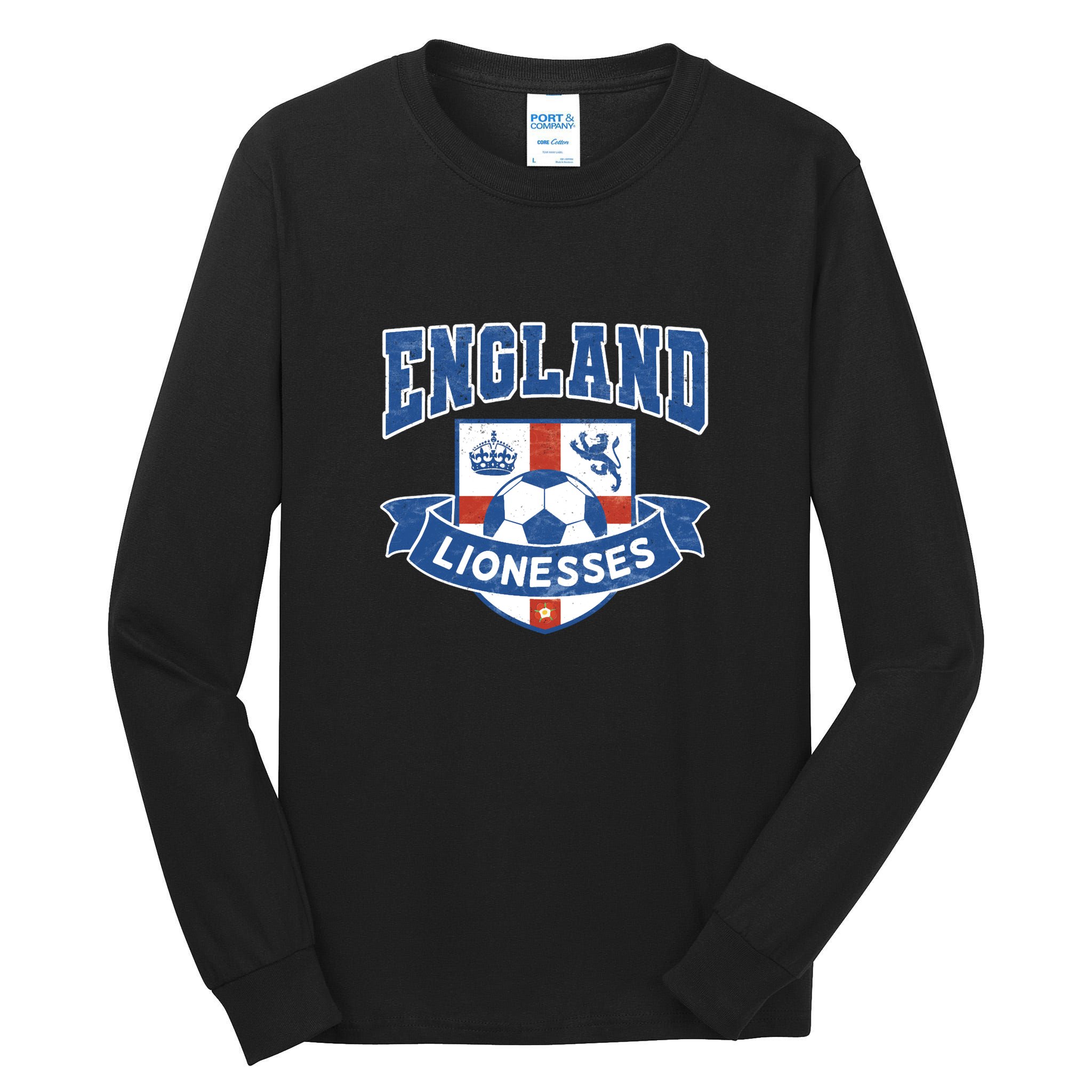 England Lionesses Football Badge (04) Tall Long Sleeve T-Shirt