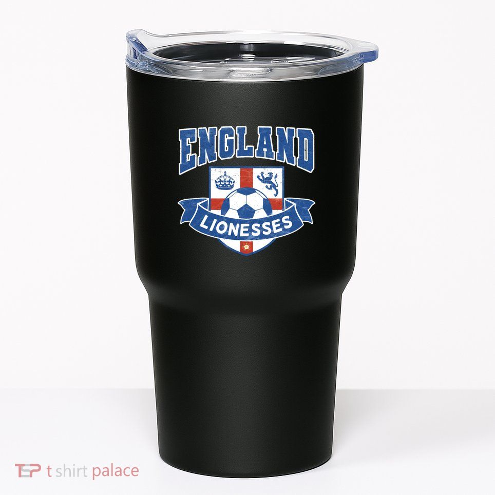 England Lionesses Football Badge (04) Tumbler
