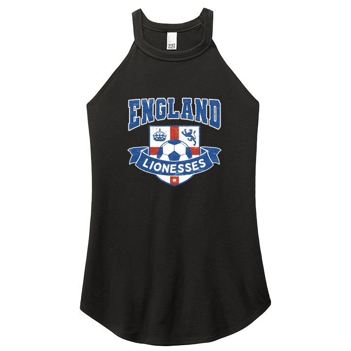 England Lionesses Football Badge (04) Women's Perfect Tri Rocker Tank