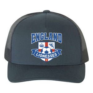 England Lionesses Football Badge (04) Yupoong Adult 5-Panel Trucker Hat