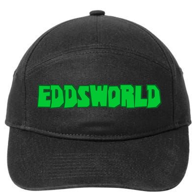 Eddsworld Logo Greenlime 7-Panel Snapback Hat