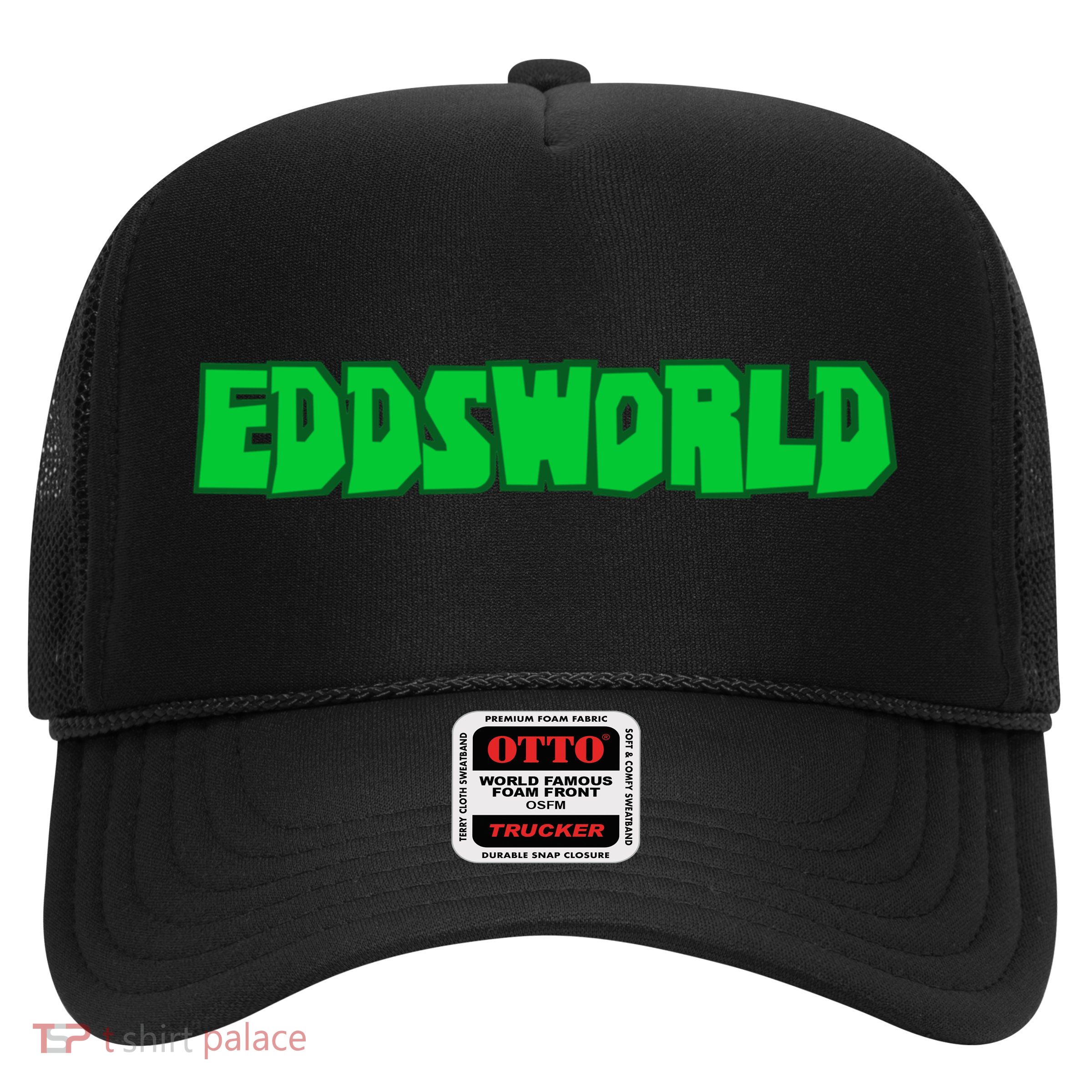 Eddsworld Logo Greenlime Trucker Hat