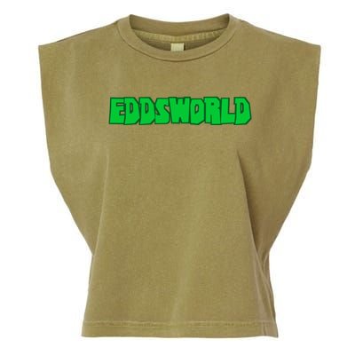 Eddsworld Logo Greenlime Garment-Dyed Women's Muscle Tee